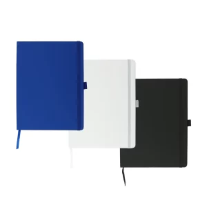 PU Notebooks B5 Size with Pen Loop, Ribbon Bookmark and Elastic Band