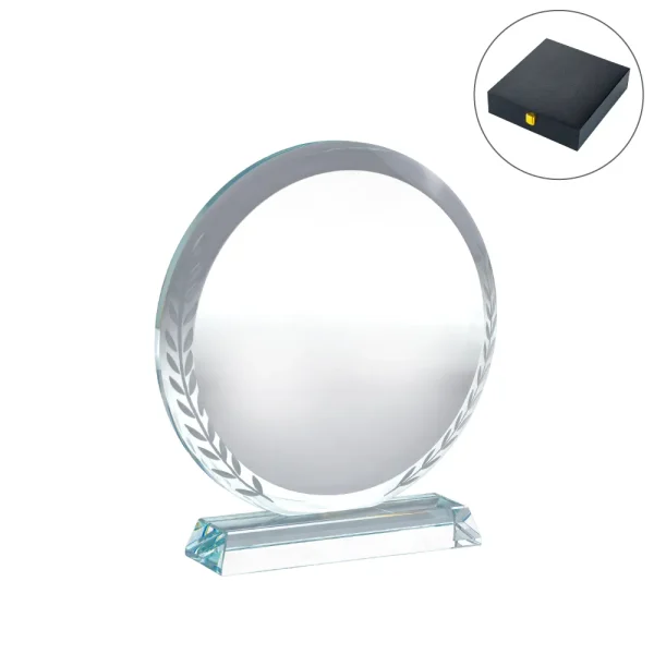Round-Clear-Crystal-Award-with-Engraved-Leaves-CR-32-Blank.webp